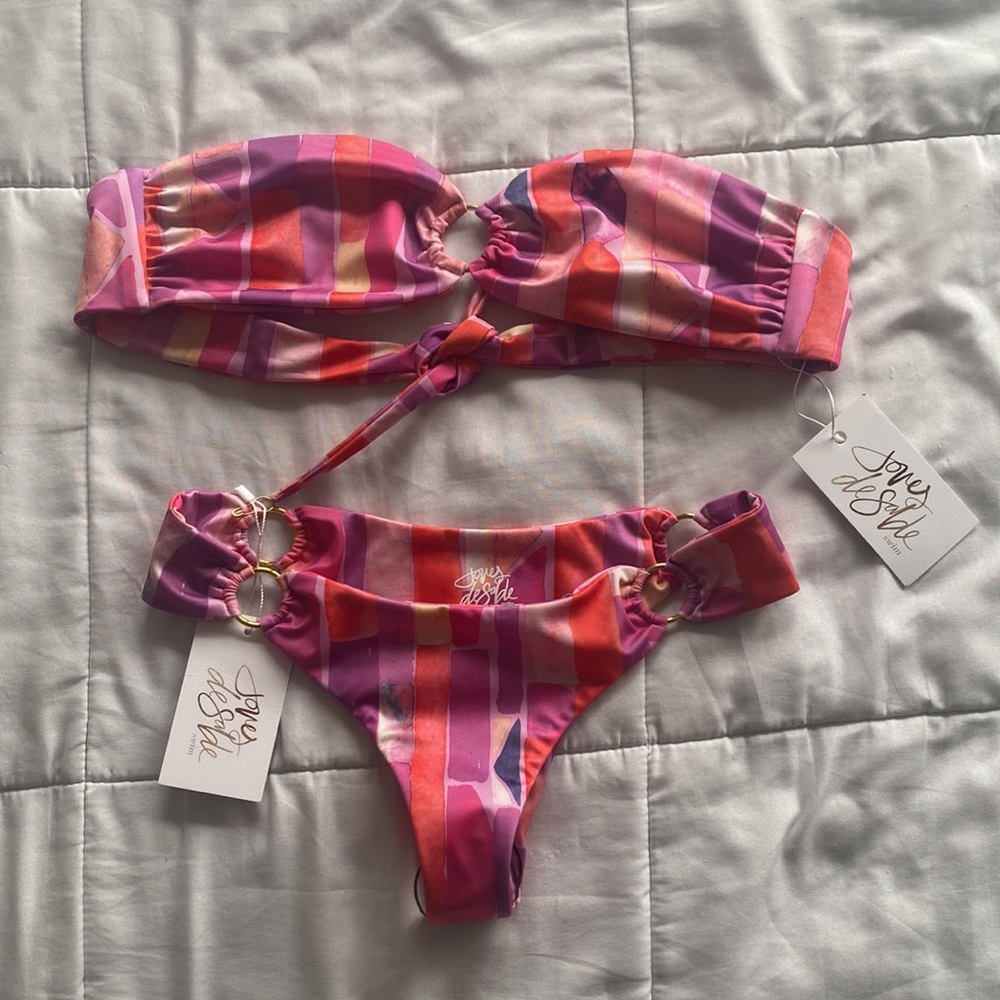 Full NWT Set Joues de Sable Swim - Hanna Top and Bottom